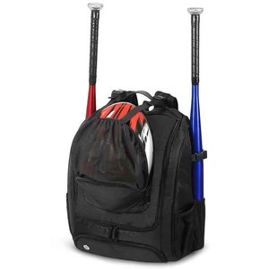Bolsa de equipo de béisbol profesional para jugadores jóvenes y adultos, mochila acolchada duradera con soportes para bates y compartimento para zapatos - Product Image 3