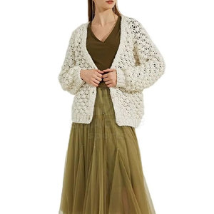 Cardigan pour femmes, tissu léger et doux, manches longues, chaud, confortable, décontracté, élégant - Product Image 5