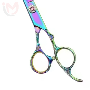 Tijeras de Corte de Pelo Profesionales de 6 Pulgadas para Hombre, Tijeras de Peluquería con Hoja Recta de Acero Inoxidable, Herramienta de Peluquería - Product Image 3