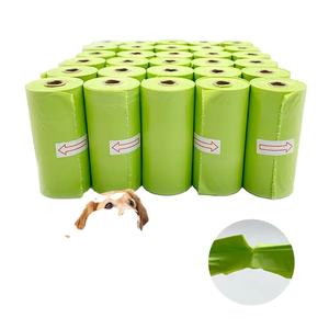 Customized Logo Disposable PET Plastic Dog Waste Flat Side Gusset Big Size Waterproof Leak-Proof Heat-Sealed Roll Packaging - Product Image 2