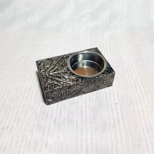 Quemador de incienso Bakhoor con revestimiento metálico de diseño único, quemador de incienso Mubkhar con revestimiento metálico MDF, quemador de incienso Mubkhar metálico a un precio muy asequible. - Product Image 1