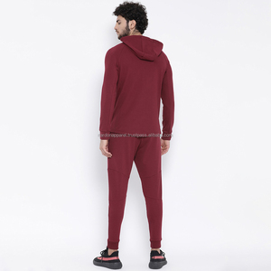 Nardon Apparels Ropa Hombre Ropa deportiva Jersey O Cuello Suéter Pantalones recortados Waffle Tela Conjunto de dos piezas - Product Image 2