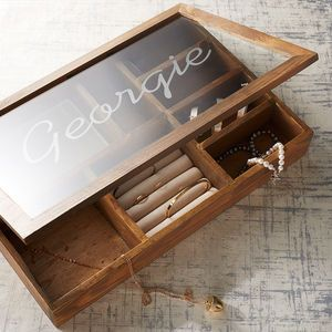 Handmade Hinged Rectangular Wooden Storage <b>Box</b> Foldable Design Adjustable Easy Clean <b>Large</b> Capacity Minimalist for Tableware - Product Image 2