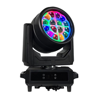 Projecteur à tête mobile étanche 16x50W RGBL 4-en-1 avec grille frontale, contrôle de point unique, couleur fluide, écran tactile OLED pour discothèque et bar