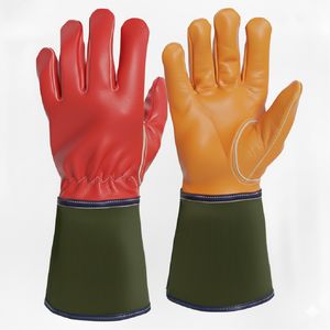 Premium Leather Welding Gloves Heat Resistant Safety Work Gloves for Industrial Welding Protection - Product Image 4