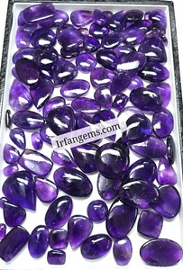 Ametista Africana 100% Natural de Alta Calidad, Cabujón, Precio al por Mayor, Lote de Piedras de Amatista Africana para Joyería - Product Image 4