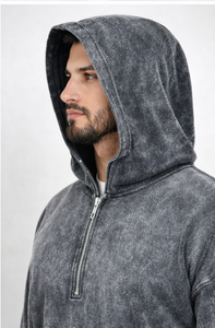 เสื้อคลุมสไตล์สตรีทแวร์แบบย้อมสีเอซิด |   เสื้อคลุมอิสลามแบบมีฮู้ดสำหรับผู้ชาย OEM ขายส่งจำนวนมาก ขายดี |   ชุดโทบฤดูหนาวสำหรับผู้ชายชาวซาอุดิอาระเบีย - Product Image 3