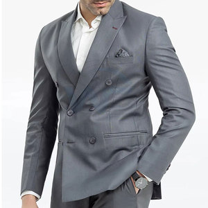 Costumes formels pour hommes, coupe ajustée, ensemble de costume d'affaires, blazer et pantalon, qualité supérieure, tissu doux, taille et couleur sur mesure, vente en gros - Product Image 3