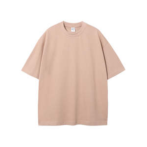 Camiseta de Alta Calidad 100% Algodón 304 Gsm, Cuello Caído, Manga Corta, Corte Holgado, con Logotipo Personalizado para Hombre - Product Image 6