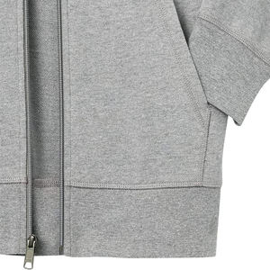 Sweat-shirts et sweats à capuche zippés personnalisés pour hommes, brodés, en molleton de coton respirant, service OEM, tailles et couleurs personnalisées - Product Image 5