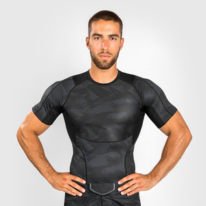 Chemise de surf et de natation pour homme à manches longues, compression, protection UV, séchage rapide, haute performance - Product Image 1