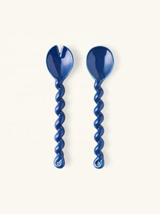 Designer Resin <b>Salad</b> Server Set | Premium Modern <b>Salad</b> <b>Tools</b> Dishwasher Safe Dining Accessories - Product Image 1