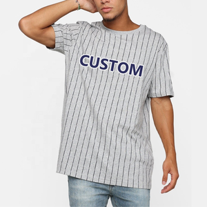 Camiseta de Béisbol Personalizada con Logotipo OEM, Unisex, 120g, 100% Algodón, Cuello Redondo, Corte Holgado, Transpirable, Ecológica y Personalizable - Product Image 1