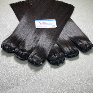 Cabello Humano Vietnamita de Primera Calidad, Liso y Recto, Textura Suave y Fluida, Puntas Densas y Abundantes, Color Negro Natural - Product Image 5