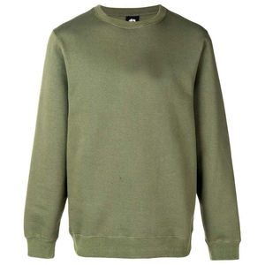 Sudadera Personalizada al por Mayor para Hombre 2025, Sudadera con Capucha Transpirable de Cuello Redondo, Color Verde Oliva, Sudadera de Algodón y Felpa, Ropa Urbana de Gran Tamaño - Product Image 2