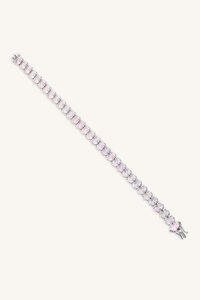 Pulsera de Cuarzo Rosa en Plata de Ley 92.5 KLSB-20639 - Product Image 4