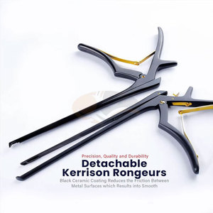 เครื่องมือผ่าตัดประสาทวิทยา Kerrison Rongeur ความแม่นยำสูง แบบใช้มือ  หัวเจาะขนาด 1 มม./2 มม./3 มม. ปลาย 45 องศา ใช้ซ้ำได้ - Product Image 6