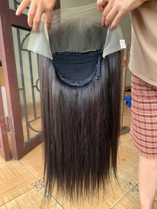 CDYHAIRVN Perruque de cheveux vierges vietnamiens ultra-lisses, doublement étirés, soyeux, de 8 à 40 pouces, avec fermeture en dentelle HD - Product Image 2