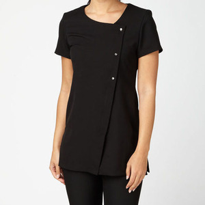 Tenues de travail unisexes personnalisées pour salons de beauté, tunique, chemise, vêtements en coton et élasthanne respirants pour esthéticiennes, cliniques dentaires, hôtels - Product Image 1