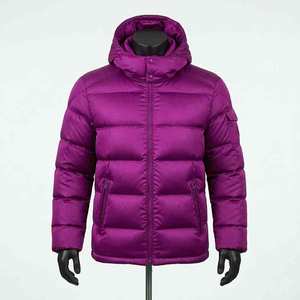 Trendy Winter Quilted Puffer <b>Jacket</b> for Men with Stand Collar Streetwear Style Comfortable <b>Padding</b> <b>Waterproof</b> Durable Stitching - Product Image 1