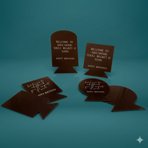 Letrero de Acrílico Personalizado CALA con Forma a Medida, Impresión Digital, Decoración Moderna Portátil para Fiestas y Promociones - Product Image 1