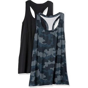 Débardeur de sport pour femme en coton et élasthanne, sans manches, respirant et extensible - Product Image 3