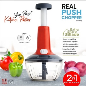 Oferta por tiempo limitado Deluxe Rendimiento de alta eficiencia Push Chopper Plastic Best Magic <span class=keywords><strong>Vegetable</strong></span> Cutter - Product Image 3
