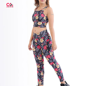 Conjunto de Yoga Ligero de Alta Calidad para Mujer, Sin Mangas, con Logotipo Personalizado, Ropa Deportiva para Gimnasio, Material Spandex - Product Image 4