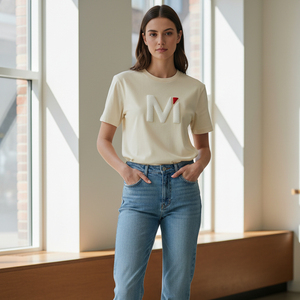 ผู้ผลิตเสื้อยืดพิมพ์ลายพัฟสำหรับผู้หญิงสุดหรู ผ้าฝ้าย 100% เสื้อยืดโอเวอร์ไซส์เปล่า พิมพ์ลายกราฟิก 3 มิติ เสื้อสตรีทแวร์สั่งทำได้ - Product Image 6