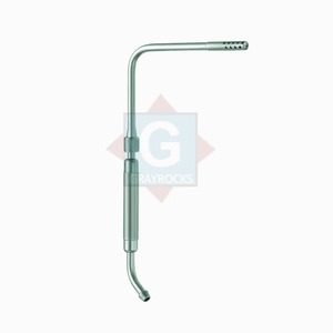 หลอดดูดคูลลีย์แบบถอดปลายได้ หลอดดูดแบบฟรีเซียร์สำหรับการผ่าตัดทั่วไป ได้รับการรับรองมาตรฐาน CE สีเทา รหัสสินค้า -1414-72 - Product Image 2