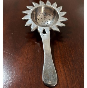 Premium Matte Gold <b>Tea</b> Strainer Floral Design Handmade Metal <b>Tea</b> Filter Fine Mesh Loose Leaf <b>Tea</b> <b>Infuser</b> Luxury Kitchen Tool - Product Image 5