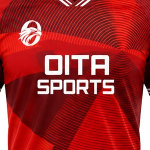 <b>Red</b> Black Soccer Jersey Set for Men Jersey and Shorts Athletic Team Uniform Lightweight Sportswear Breathable Training Match Gam - Product Image 5