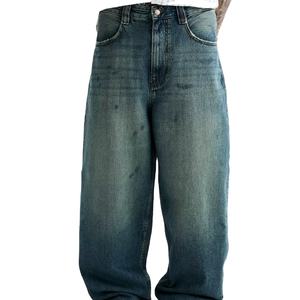 กางเกงยีนส์ผู้ชายทรงหลวมสไตล์ใหม่คุณภาพพรีเมียมขายส่ง แฟชั่นลำลองแบบสบายๆ  สามารถสั่งตัดเย็บได้ - Product Image 1