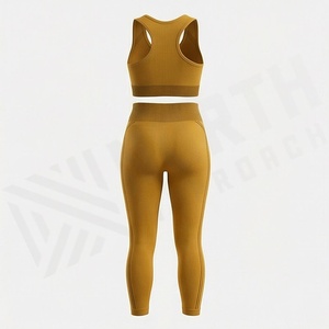 Conjunto Deportivo Corto Informal para Mujer, Estilo Único y Moderno, con Capucha, Ropa Deportiva sin Costuras para Gimnasio - Product Image 2