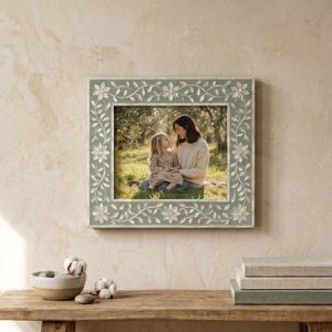 Wall and tabletop picture <b>frame</b> with mother of pearls inlay for family photo <b>gallery</b> cheapest price - Product Image 6