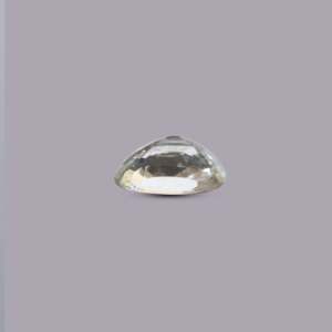 Loose 4 Carat Natural Sky Blue Aquamarine Oval Cabochon Faceted Gemstone for Fine Jewelry - Product Image 3