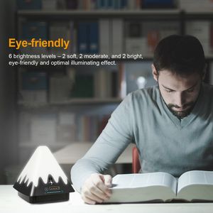 Lampada da Tavolo con Controllo Touch a 8 Colori, 6 Livelli di Luminosità Regolabile, Timer Portatile, Luce Notturna da Comodino - Product Image 5