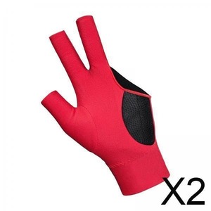 Snooker Gloves For Professional Players Smooth Cue Control Gloves Anti <b>Slip</b> Gloves Comfortable Fit Three Finger Gloves Pool Game - Product Image 6