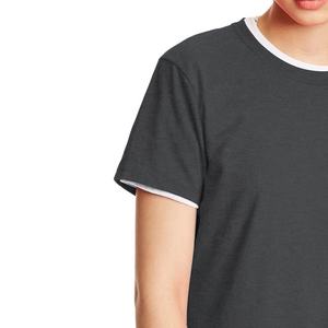 T-shirt à manches courtes oversize pour femmes, confortable et personnalisé, 100% coton, imprimé d'été lavé à la machine, nouveau modèle - Product Image 6