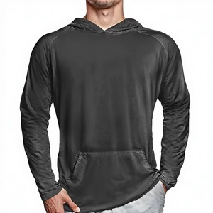 เสื้อฮู้ดดี้กันแดด UPF 50+ สำหรับผู้ชาย ไซส์ US พร้อมกระเป๋าเสื้อ แขนยาว ป้องกันรังสียูวี เหมาะสำหรับตกปลา กิจกรรมกลางแจ้ง น้ำหนักเบา - Product Image 1