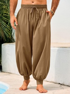 Luxury Oversized Baggy Pants Relaxed Fit Premium Cotton Urban Casual Streetwear Apparel Supplier - Product Image 4