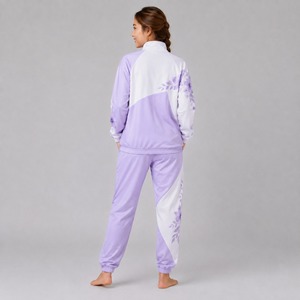 Zipper Velvet Women Track Suits Winter Jogging Collection Custom Design Plain Regular Tracksuits Running Sports Pakistan Made - Product Image 5