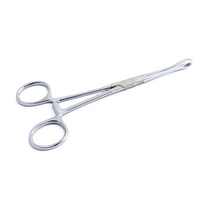 Pinces à éponges droites en acier inoxydable, instrument médical chirurgical réutilisable, outil de pansement pour usage hospitalier en salle d'opération - Product Image 2