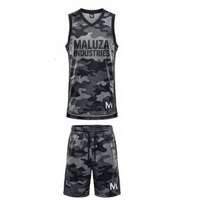 Uniforme de Baloncesto Global, Pantalones Cortos Transpirables de Malla, Conjunto de Entrenamiento Personalizado para Club, Maluza Industries Sport - Product Image 2
