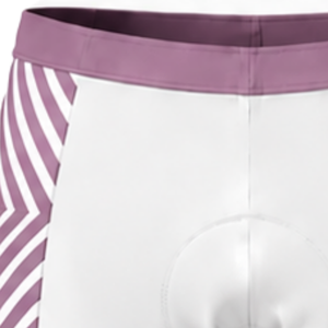 White Mauve Purple <b>Padded</b> <b>Cycling</b> <b>Shorts</b> Breathable Quick Dry Stretch Road Bike Racing Training Performance Bicycle Sportswear - Product Image 5