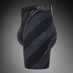 Men's <b>Compression</b> <b>Shorts</b> Mid Waist Quick Dry Spandex Polyester Sporty Star Print Pattern <b>Short</b> Length Elastic Waist - Product Image 5