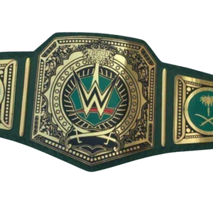 เข็มขัดแชมป์ WWE ซาอุดีอาระเบีย แบบปรับแต่งได้ คุณภาพสูง สีเขียวและสีทอง เข็มขัดกีฬาแบบสั่งทำพิเศษ เข็มขัดแชมป์รุ่นสะสม - Product Image 2