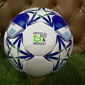 โรงงานขายส่งจากปากีสถาน ราคาถูก รับผลิตตามสั่ง ลูกฟุตบอลฝึกซ้อม หนัง PU เบอร์ 34 5 เย็บด้วยเครื่องจักร - Product Image 1
