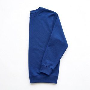 Pull-over col rond en molleton épais avec imprimé graphique géométrique grue origami, coupe épaules tombantes, style streetwear, haute qualité - Product Image 4