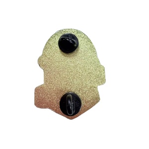 Customized Hard Enamel Metal Crafts with Black Nickel Gold Silver Copper Glitter Finish Transparent Enamel <b>Pin</b> - Product Image 4